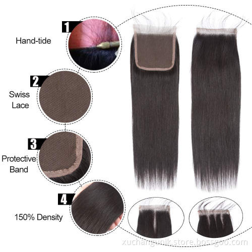 Cheap Long Length 28 30 32 34 36 Inch Brazilian Hair Bundles 100% Human Hair Weaving Extension Raw Virgin Cuticle Aligned Hair